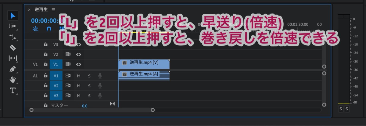 早送り・巻き戻し
