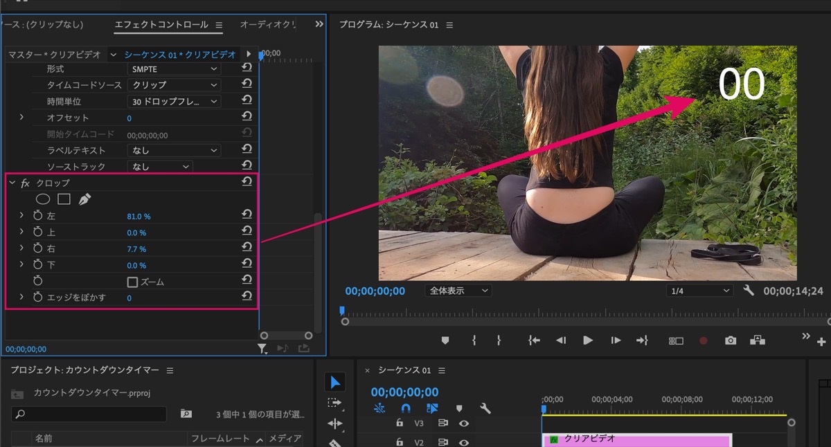 クロップの設定