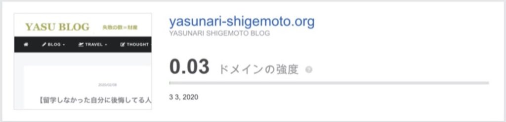 ドメインパワー-3月