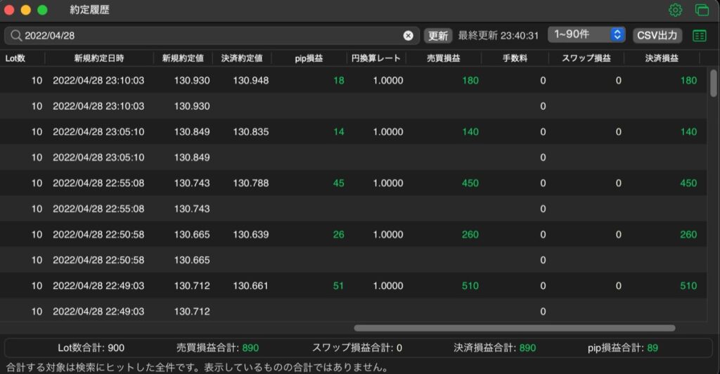 148日目-売買実績-⑤