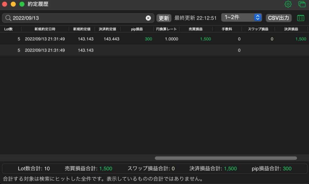 286日目-売買実績